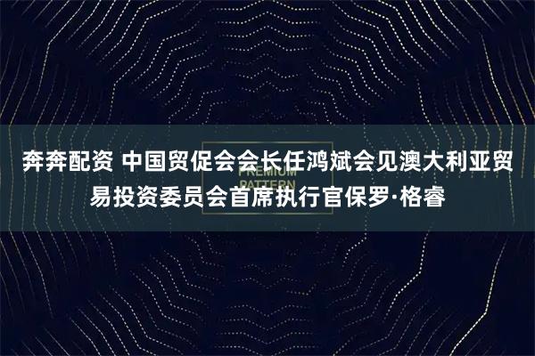 奔奔配资 中国贸促会会长任鸿斌会见澳大利亚贸易投资委员会首席执行官保罗·格睿