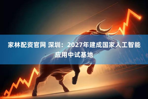 家林配资官网 深圳：2027年建成国家人工智能应用中试基地