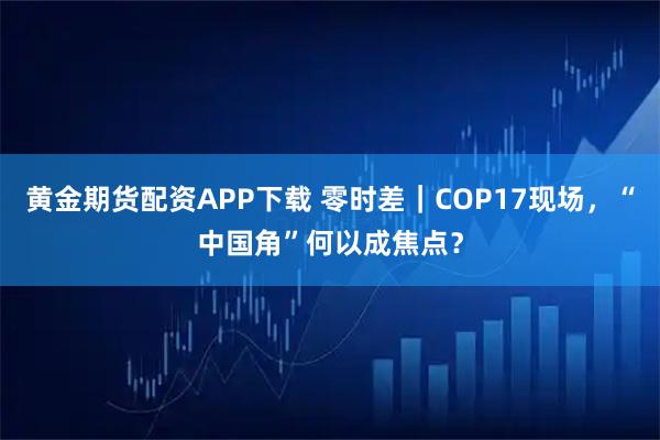 黄金期货配资APP下载 零时差｜COP17现场，“中国角”何以成焦点？